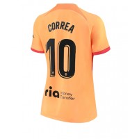 Dres Atletico Madrid Angel Correa #10 Rezervni za Žensko 2022-23 Kratak Rukav